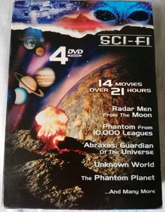 14 Classic Retro Sci-Fi Movies Box Set DVD over 21 hours, Platinum Disc Corp. - Picture 1 of 13