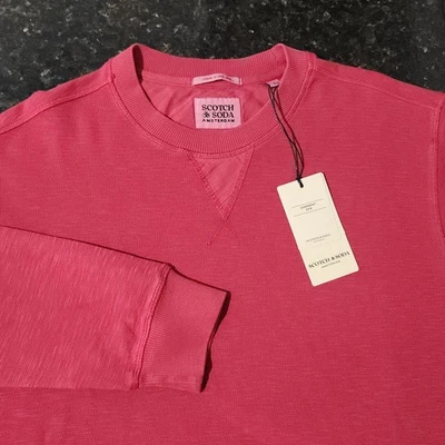 NWT Scotch & Soda Single V Crewneck Sweatshirt Vintage Style Garment Dyed Large - Image 1 of 4