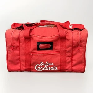 Vintage St. Louis Cardinals Red Duffle Bag MLB Baseball Starter Logo VTG 80s 90s - Picture 1 of 9