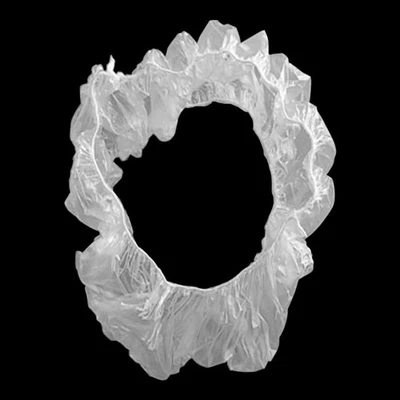 100Pcs Convenient Disposable Steering Wheel Cover Elastic Plastic Sleeve for Car - Image 1 of 4