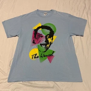 Signiertes/signiertes Pauly Shore Shirt "The Weasel" Größe LARGE - kostenloser schneller Versand - Bild 1 von 5