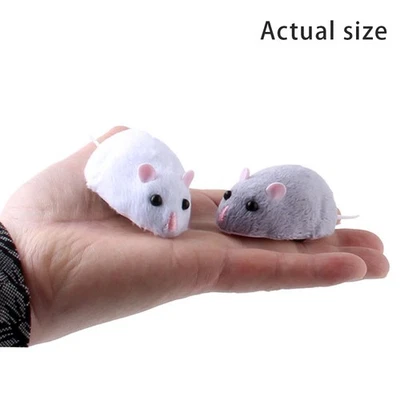 ­Mouse Plush Toy Remote Control Mouse Toy Cat Toys Realistic Comfortable Plush - Image 1 of 4