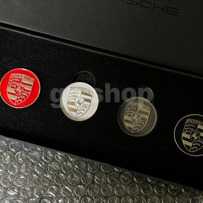 Porsche Official Golf Ball Marker 4pcs Set With Hat Clip Genuine Rare