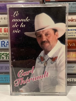 Carl Theriault Le Monde de la Vie Cassette Tape French Country Gospel Vintage - Image 1 of 2