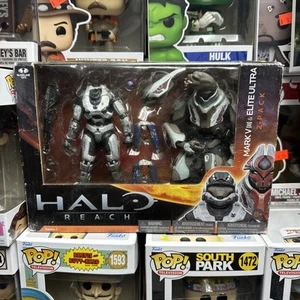 Juego de figuras McFarlane Toys 2010 Halo Reach Spartan Mark V Armor & Elite Ultra 5 - Imagen 1 de 10