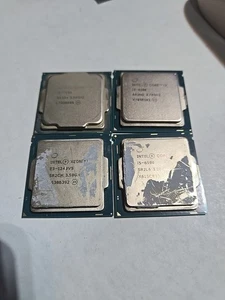 Intel Core i5-7600 3.50GHz + 3 Cpus Lot Untested AS-IS Pulled From Recycled  - Picture 1 of 10