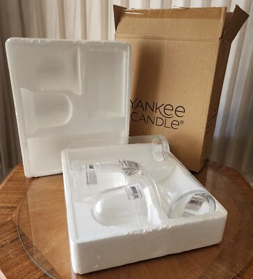 NUEVO Candelabro votivo Yankee Candle alto cilindro de vidrio transparente #1278942 Foto 1 de 4