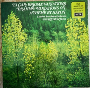 Elgar Enigma Variations,Op.36 Brahms Variations on a Theme By Haydn OP.56a LP - Picture 1 of 3