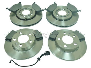 JUEGO DE PASTILLAS Y DISCOS DE FRENO DELANTEROS Y TRASEROS SEAT IBIZA 1.4 16V SPORT 2002-2008 - Imagen 1 de 1