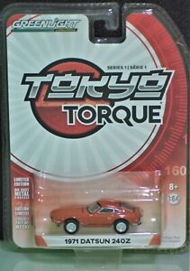 Greenlight Tokyo Torque Series 1 1971 Datsun 240Z Orange Scale 1:64