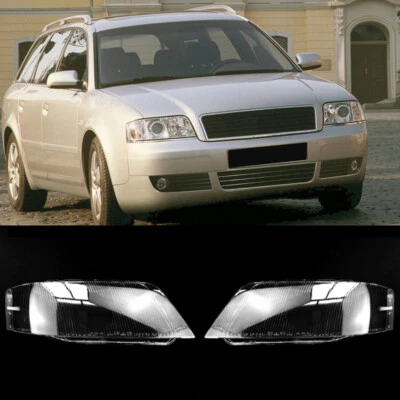 Carcasa de lente de faro transparente lado izquierdo derecho - apta para Audi A6 S6 1998-2001 Foto 1 de 4