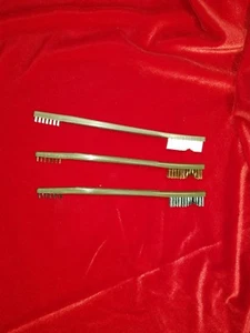 Otis 3 Pack Gunsmith Lot Cleaning Brushes Nylon Bronze Stainless - Foto 1 di 2