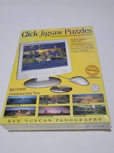 Click Jigsaw Puzzles Big Box Windows Macintosh Software CD Rom Ken Duncan NEW - Picture 1 of 8