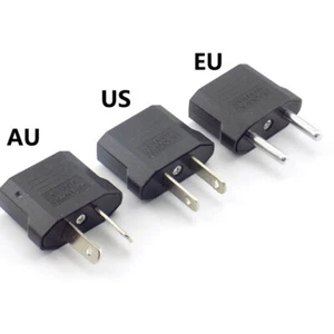 US EU To EU/UK/AU/US Plug Travel Charger Outlet Converter Wall AC Power Adapter