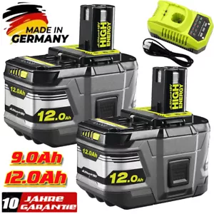 2X Para RYOBI 18V 12,0Ah Batería One Plus Litio HP RB18L50 P108 Batería/Cargador - Imagen 1 de 29