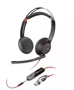 HP / POLY Blackwire 5220 C5220 Stereo USB-C/A & 3.5mm Computer Headset 207586-03 - Picture 1 of 1