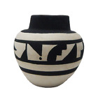 Vintage Ute Art Pottery Vase Signed S. Deer Southwestern Native American