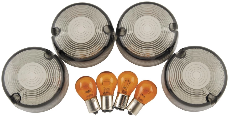 Biker's Choice Turn Signal Lens Kit Smoke 161032 - Image 1 of 1