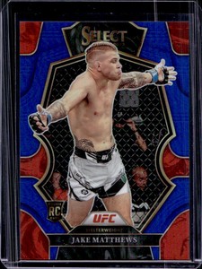 2023 Select UFC Jake Matthews Premier Level Blue Prizm Rookie RC #193/199