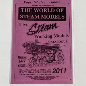 The World Of Steam Models Live Steam Working Models Catalogue 2011 Paperback - Bild 1 von 5