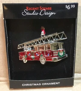 Regent Square Studio Design FIRE TRUCK ornament New - Picture 1 of 2