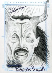 Xena Art & Images Sketch Card by Patrick Hamill Deliverer - Picture 1 of 2