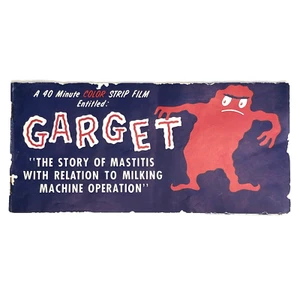 Garget Story of Mastitis Milking Machine Operation Booklet Oregon University VTG - Bild 1 von 13