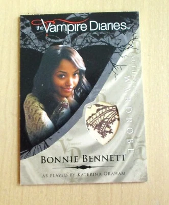Cryptozoic Vampire Diaries wardrobe costume Bonnie Bennett Kat Graham M7 var #3 - Image 1 of 2