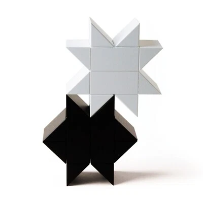 Naef Ponte game toy construction building blocks wooden black white New Swiss - Image 1 of 4