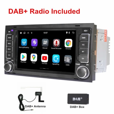 Car Stereo for VW Touareg T5 Multivan DAB+ Radio Sat Nav CarPlay BT Head Unit  - Image 1 of 4