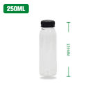 250ml Empty Beverage Drink Bottle PET Clear Storage Containers Juice Bott-hf