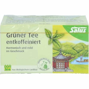 GRÜNER TEE entkoffeiniert Bio Salus Filterbeutel 15 St PZN09002414 - Bild 1 von 2