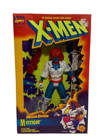 Vtg 1996 “MYSTIQUE” Action Figure Toybiz Marvel X-Men Deluxe Edition 10" NIB Cover