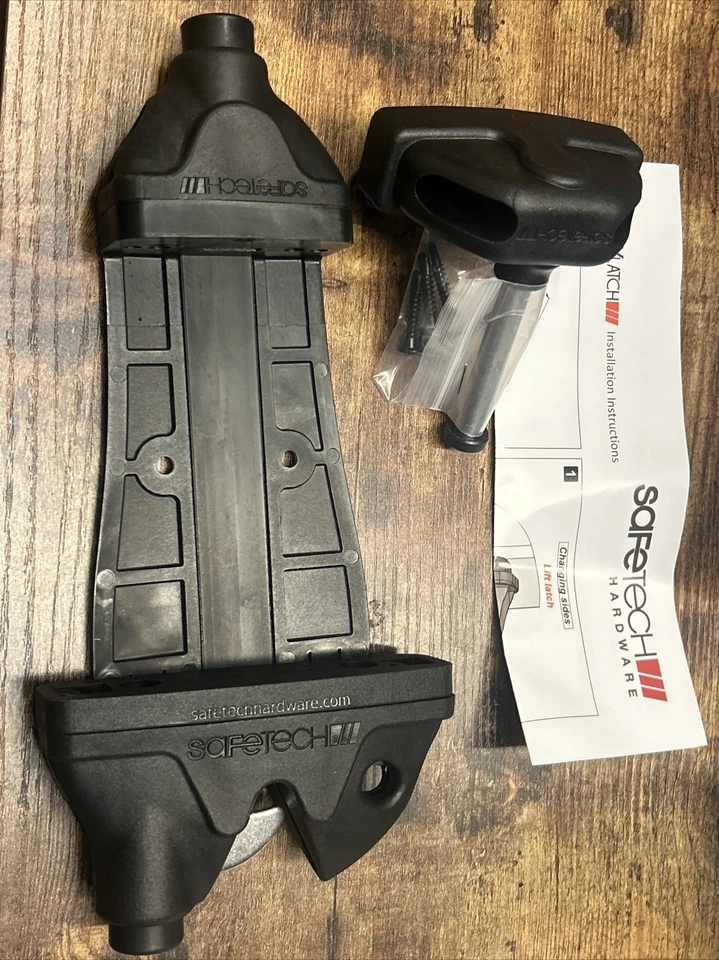 Pestillo de puerta envolvente Safetech Hardware Post - SLV Viper X5 negro Foto 1 de 1