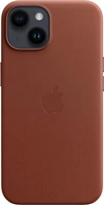 Originale/Ufficiale Apple IPHONE 14 Pelle Custodia - D'Ombra (Marrone) - Nuovo - Immagine 1 di 4
