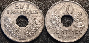 France - French State - Pétain - 10 Cents 1941 Extremely fine F.141/2 - Picture 1 of 1