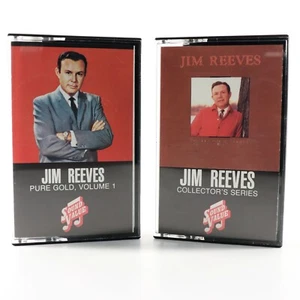 Jim Reeves Collector's Series, Pure Gold Vol. 1 (2 Cassette Tape, 1988, RCA) EXC - Picture 1 of 12