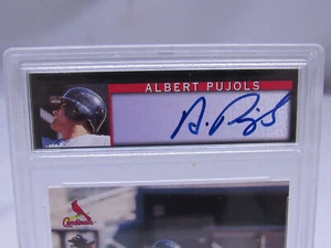 2001 Topps Reserve Graded Auto Rookie /1500 Albert Pujols #103 PSA 8 Auto RC - Picture 1 of 5