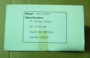 EXTECH INSTRUMENTS DC VOLTAGE METER MDV-V1025A - Picture 1 of 4