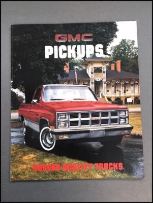 1981 GMC Sierra Pickup Truck 16-page Original Car Sales Brochure Catalog Foto 1 de 4