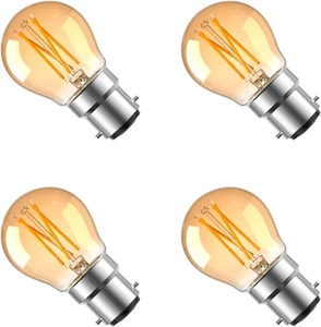 4W Light Bulb G45 Dimmable Golf Ball LED Filament Bulb 40W Incandescent Bulbs Re - Picture 1 of 7