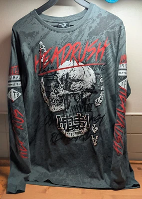 Suéter Headrush Death B4 Defeat, talla mediana, usado, leer descripción por favor Foto 1 de 4