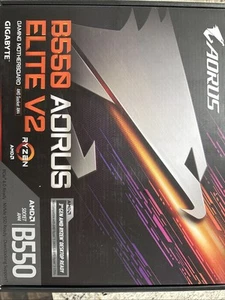GIGABYTE B550 AORUS ELITE AX V2 AM4 AMD B550 ATX - Picture 1 of 8