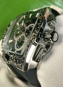 Invicta S1 Rally Diablo Swiss Quartz Men Watch 44789 SS Case Silicone Band WR50M - Picture 1 of 21