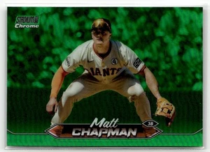 2024 Stadium Club #218 Matt Chapman rifrattori verde cromato - Foto 1 di 2
