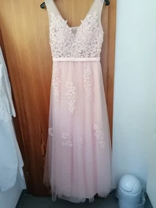 Festliches Kleid, rosa, lang - Bild 1 von 4