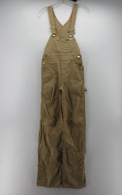 Mono Lee DE COLECCIÓN 25x32 Hecho en EE. UU. Marrón Babero Carpintero Estudiante Ajuste Latón NUEVO Foto 1 de 4