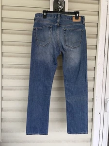 Bullhead Gravels Mens Jeans Blue Sz 32x31-measured Straight Denim Distressed - Picture 1 of 16