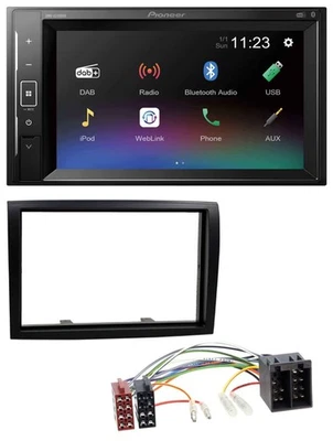 Pioneer DAB MP3 2DIN Bluetooth USB Autoradio für Fiat Ducato Citroen Jumper Peug - Bild 1 von 4