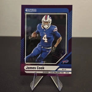 2024 Panini Donruss - James Cook #105 Season Stat Line /500 - Picture 1 of 2